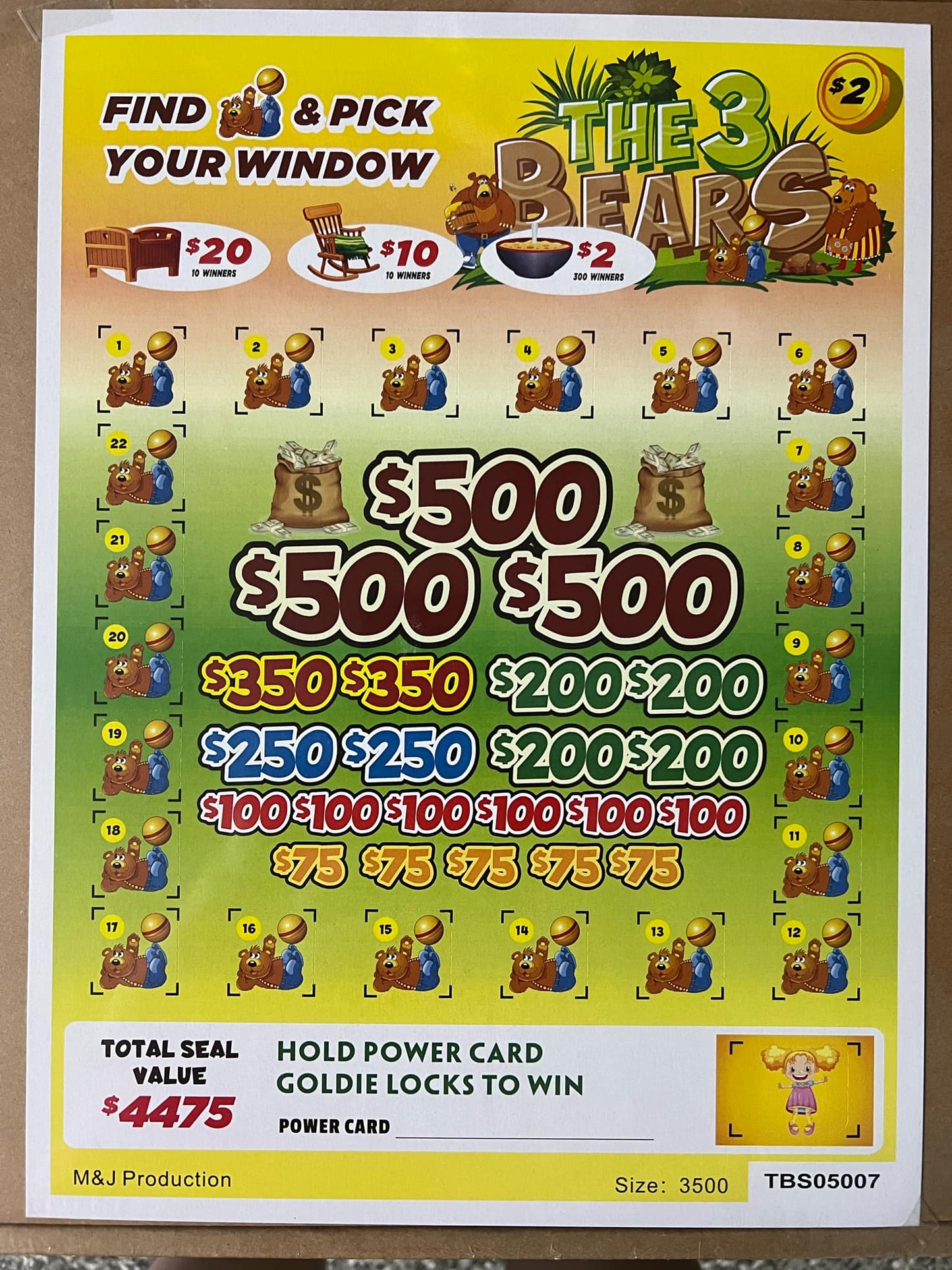 3 BEARS 2 PT