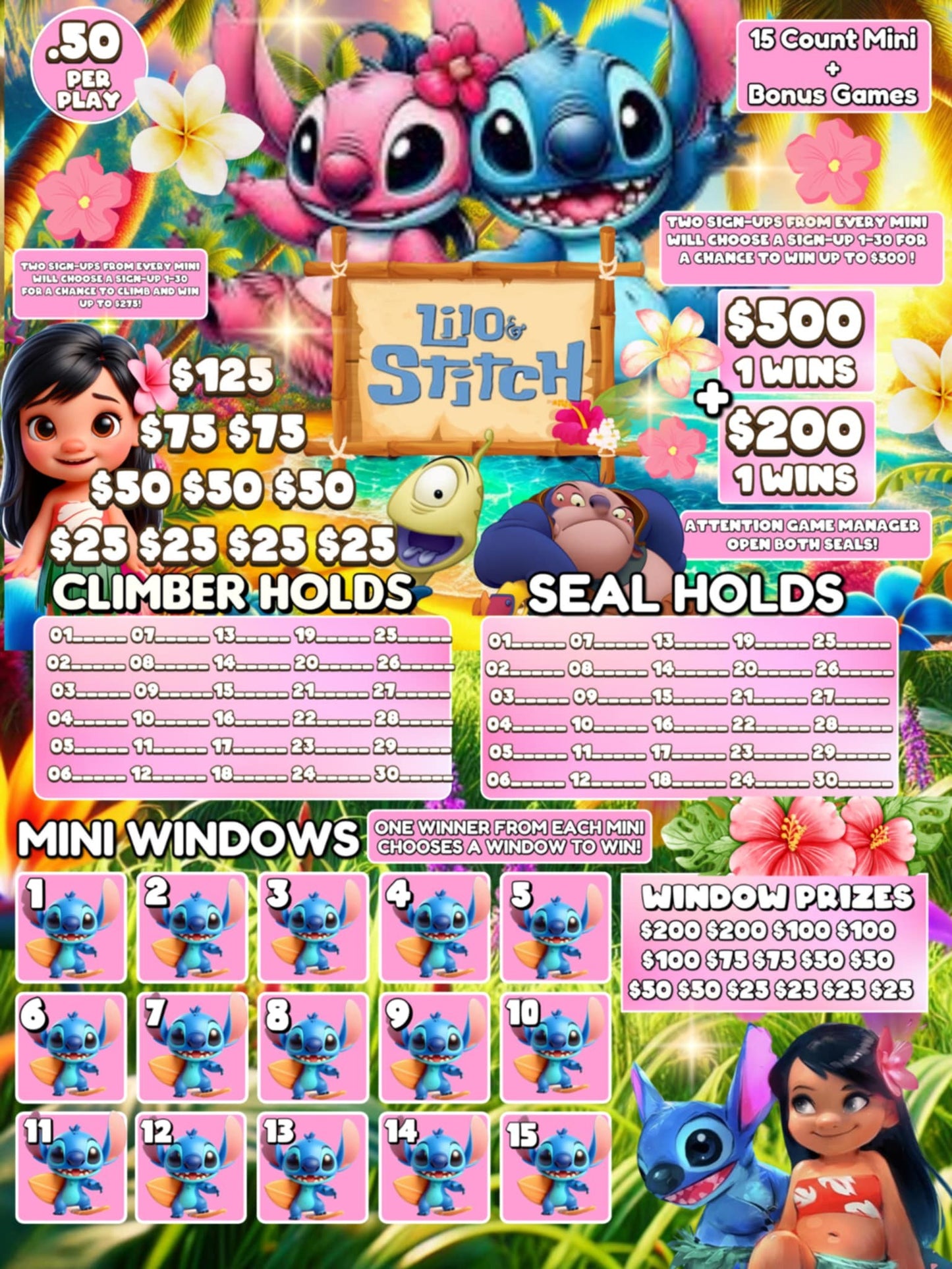 Lilo & Stitch Mini/Subset 50 cent