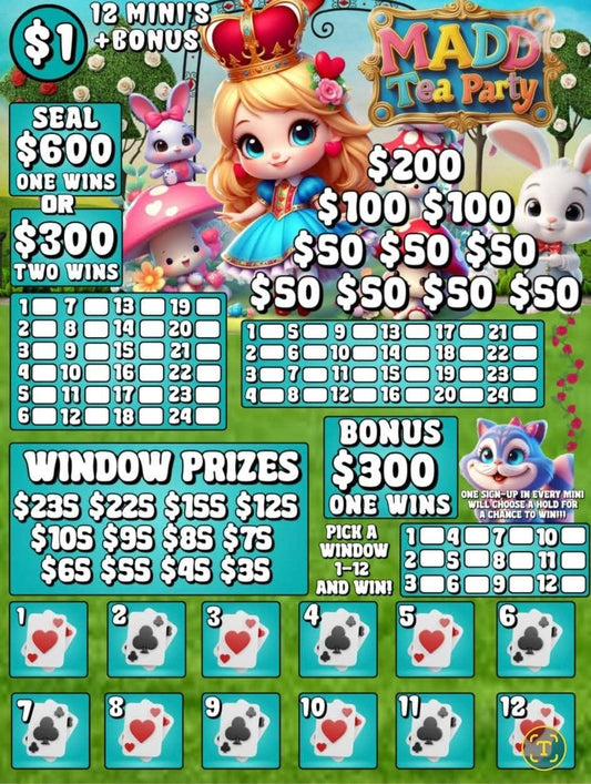 MADD TEA PARTY 1PT MINI/SUBSET